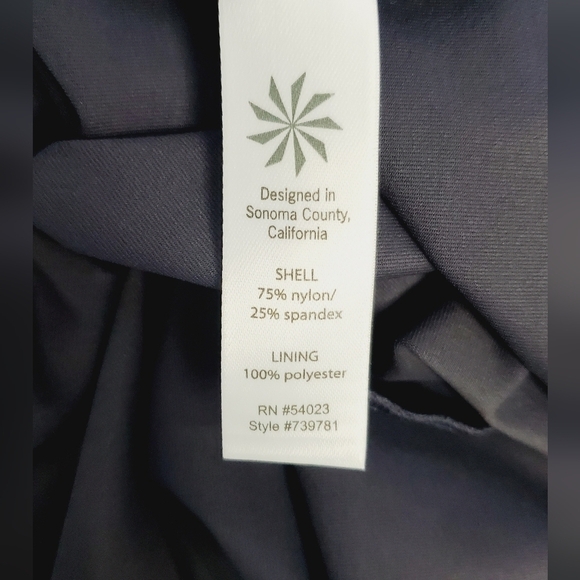 Athleta Grey Outdoor Workout Racerback Dress Size M #4 - Picture 10 of 11